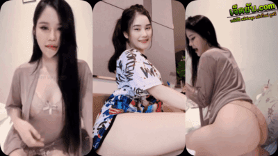 คลิปหลุดไลฟ์สด กลุ่มลับน้องเอิร์นไอดอลสาวสวยสุดร่านแต่งชุดนอนไม่ได้ นอนมายั่วหน้าไลฟ์โชว์ก้นใหญ่ขาวสวยอย่างเสียว