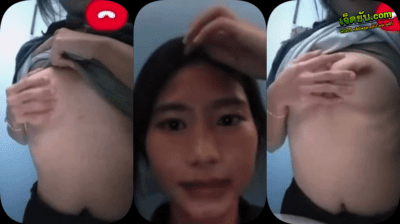 คลิปหลุด งานคอลเสียวกับน้องนักศึกษามหาลัย น้องแอบเข้าห้องน้ำมารับสายแฟนเปิดนมโชว์บีบยั่วพาเสียวให้แฟนรีบชักว่าวน้ำแตก